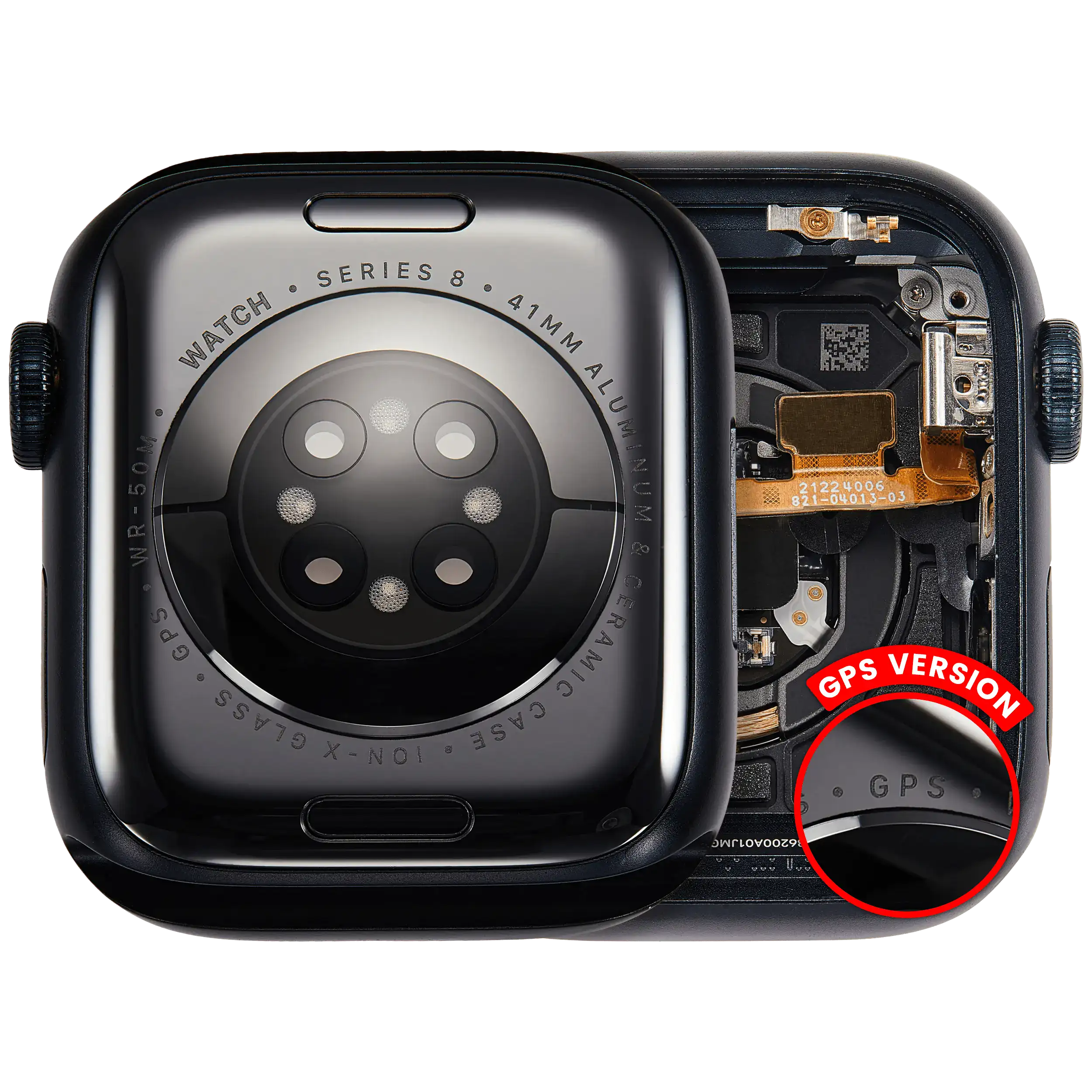 Housing for Apple Watch Series 8 (41MM) GPS Version Aluminum/Midnight used OEM-removed, Grade A (used)