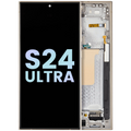 OLED Display with Frame for Samsung Galaxy S24 Ultra (Service Pack) (Titanium Yellow)