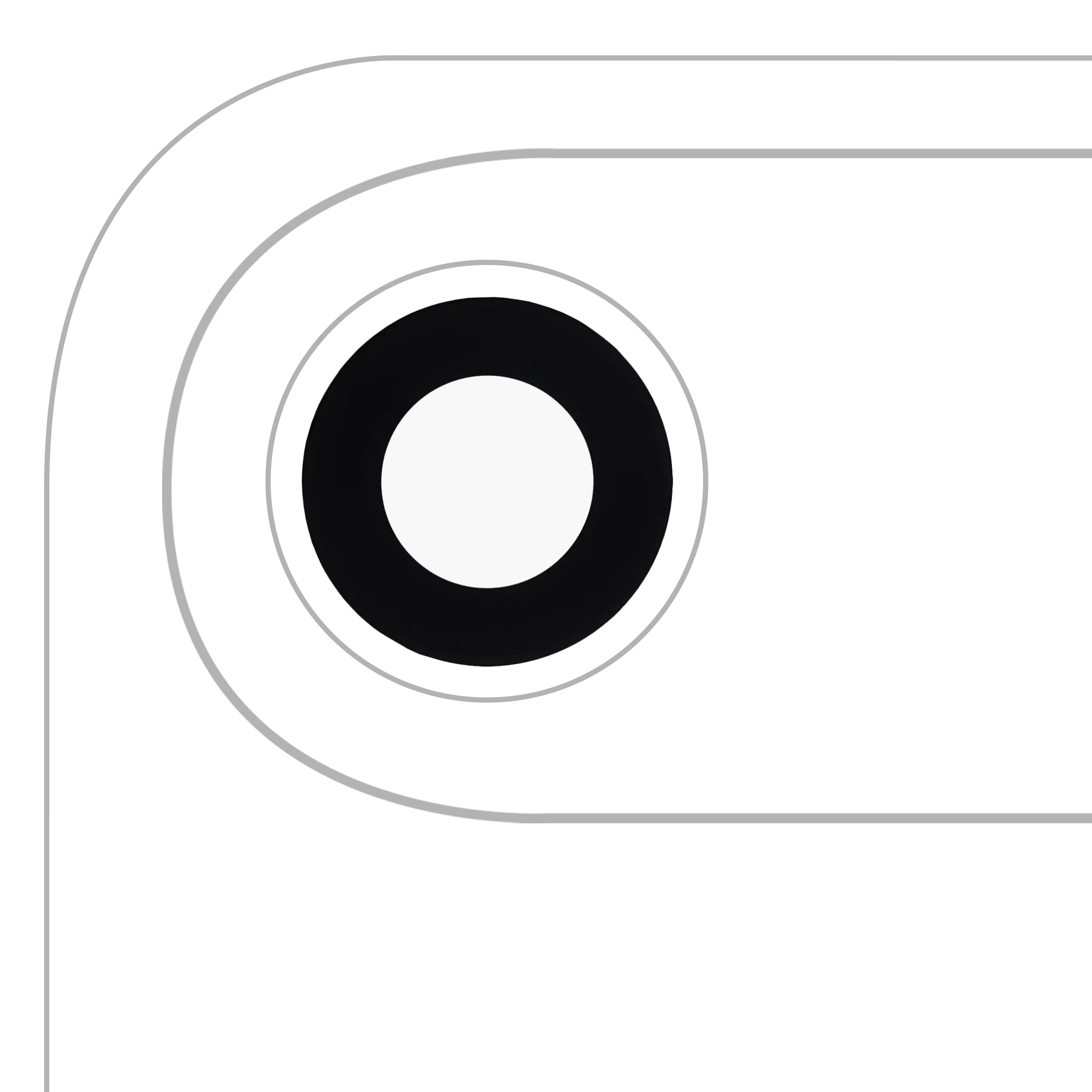 Rear Camera Lens (Glass) with Adhesive for iPhone Air – Real Sapphire – Premium – 10 Pack