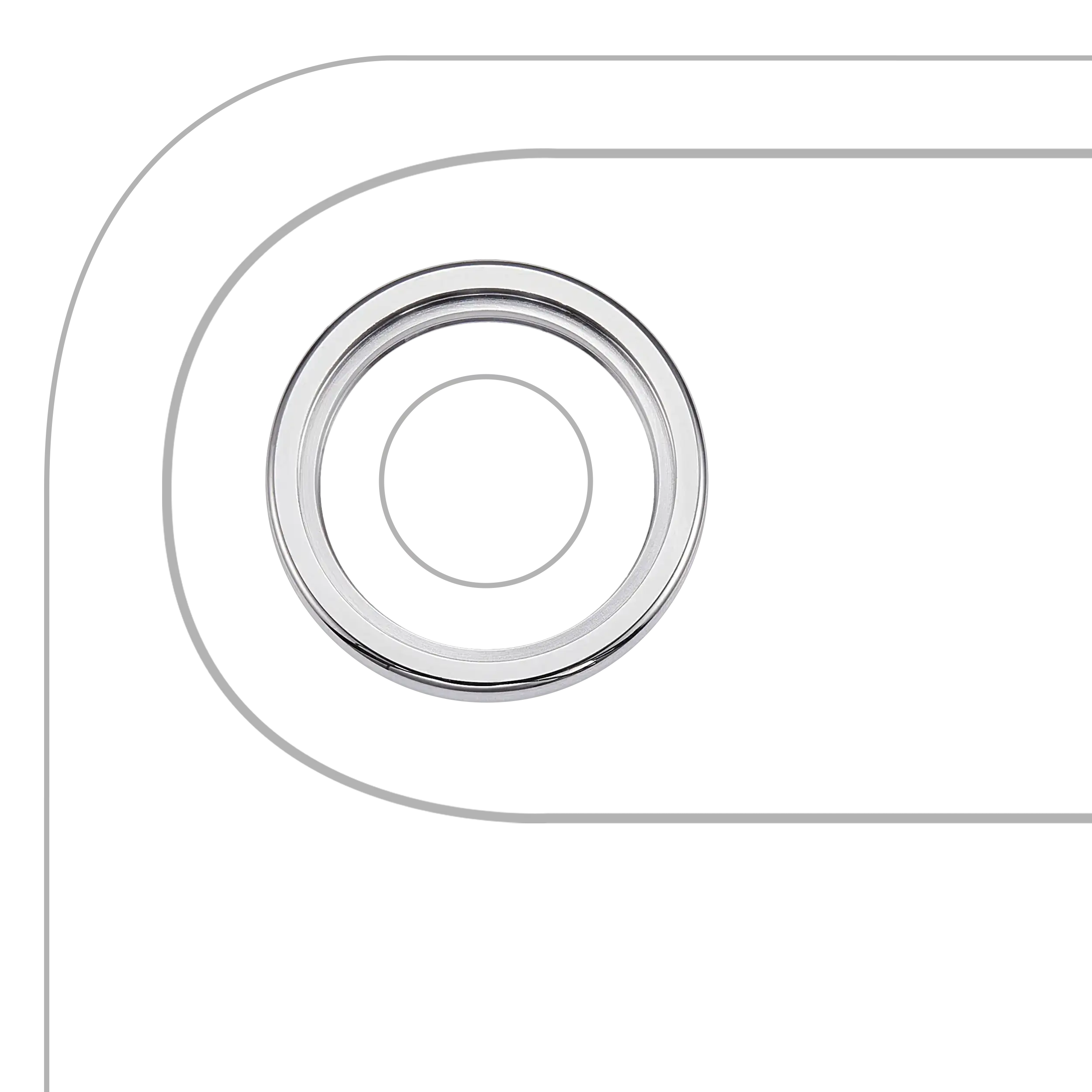 Nur Kamera-Rahmenring hinten für iPhone Air (Cloud White)