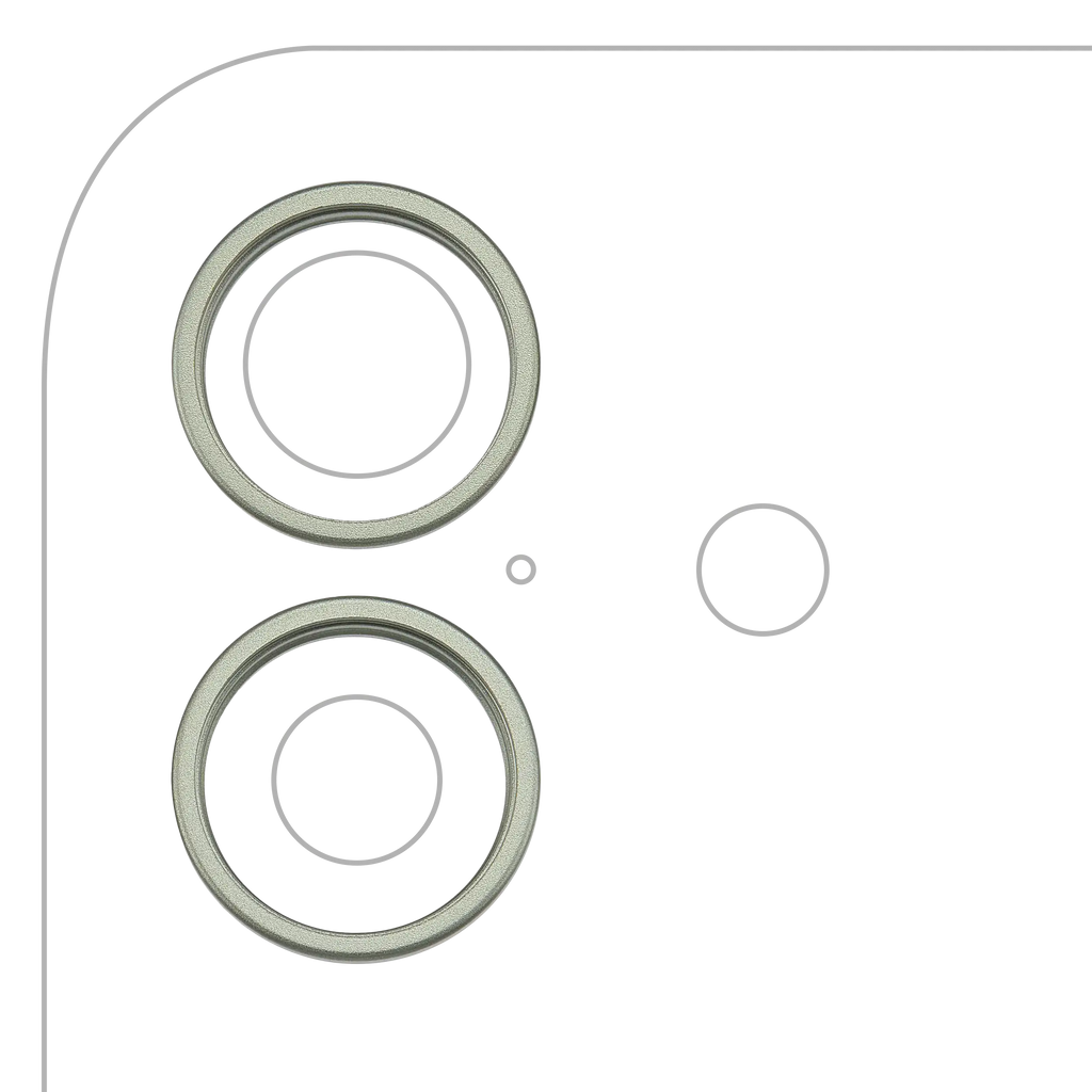Rückkamera-Ring für iPhone 17 (Sage) (2er-Set)