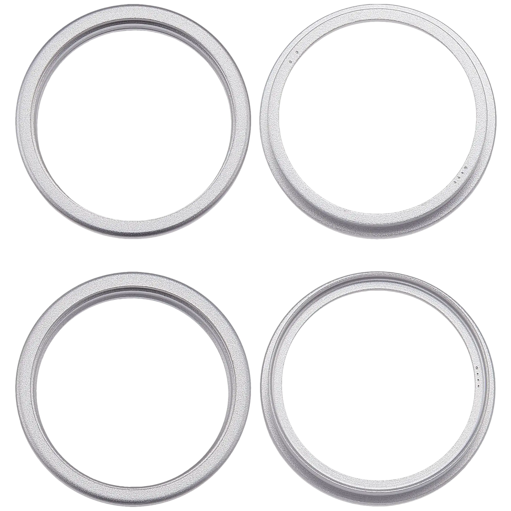 Hinterer Kamera-Zierring für iPhone 17 (Weiß) (2er-Set)
