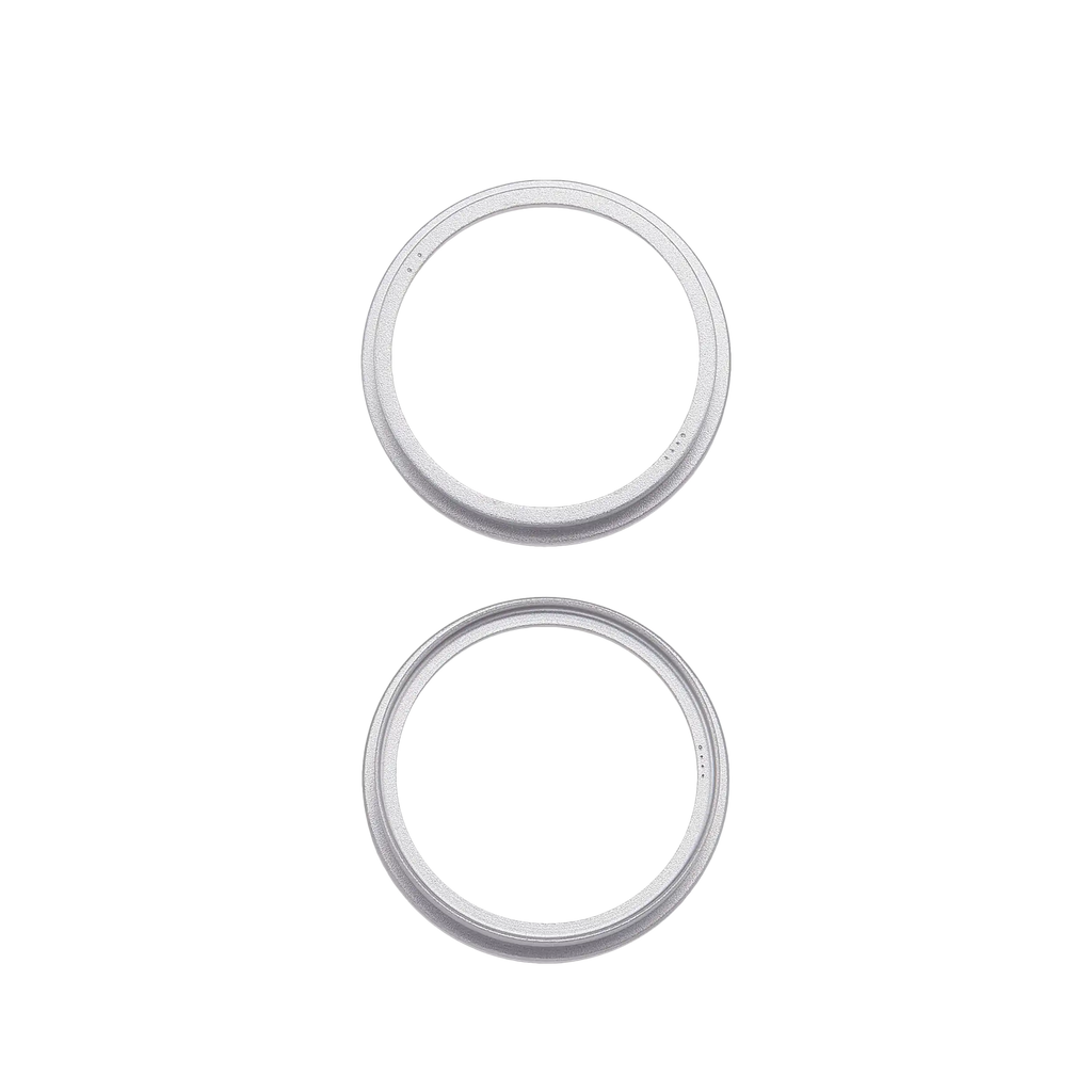 Hinterer Kamera-Zierring für iPhone 17 (Weiß) (2er-Set)