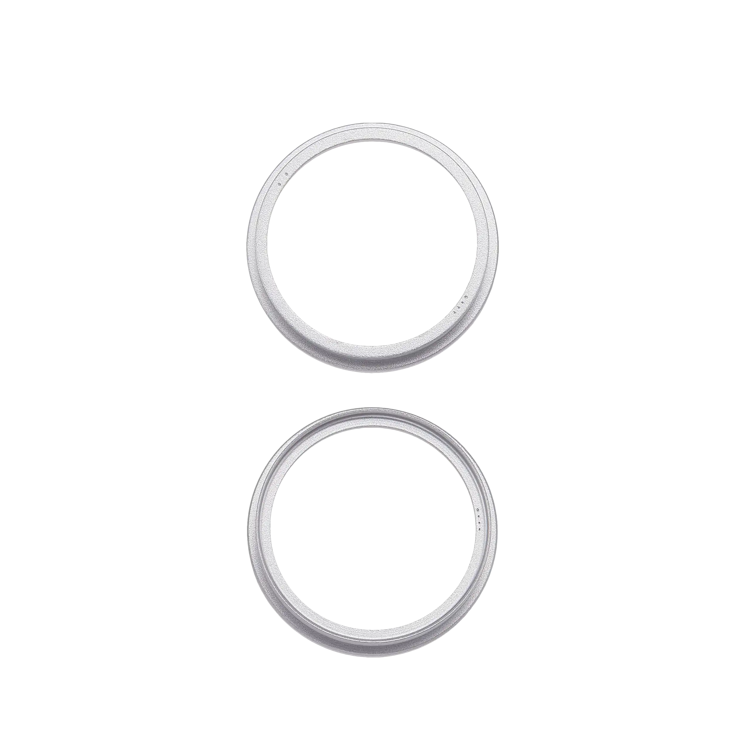 Hinterer Kamera-Zierring für iPhone 17 (Weiß) (2er-Set)