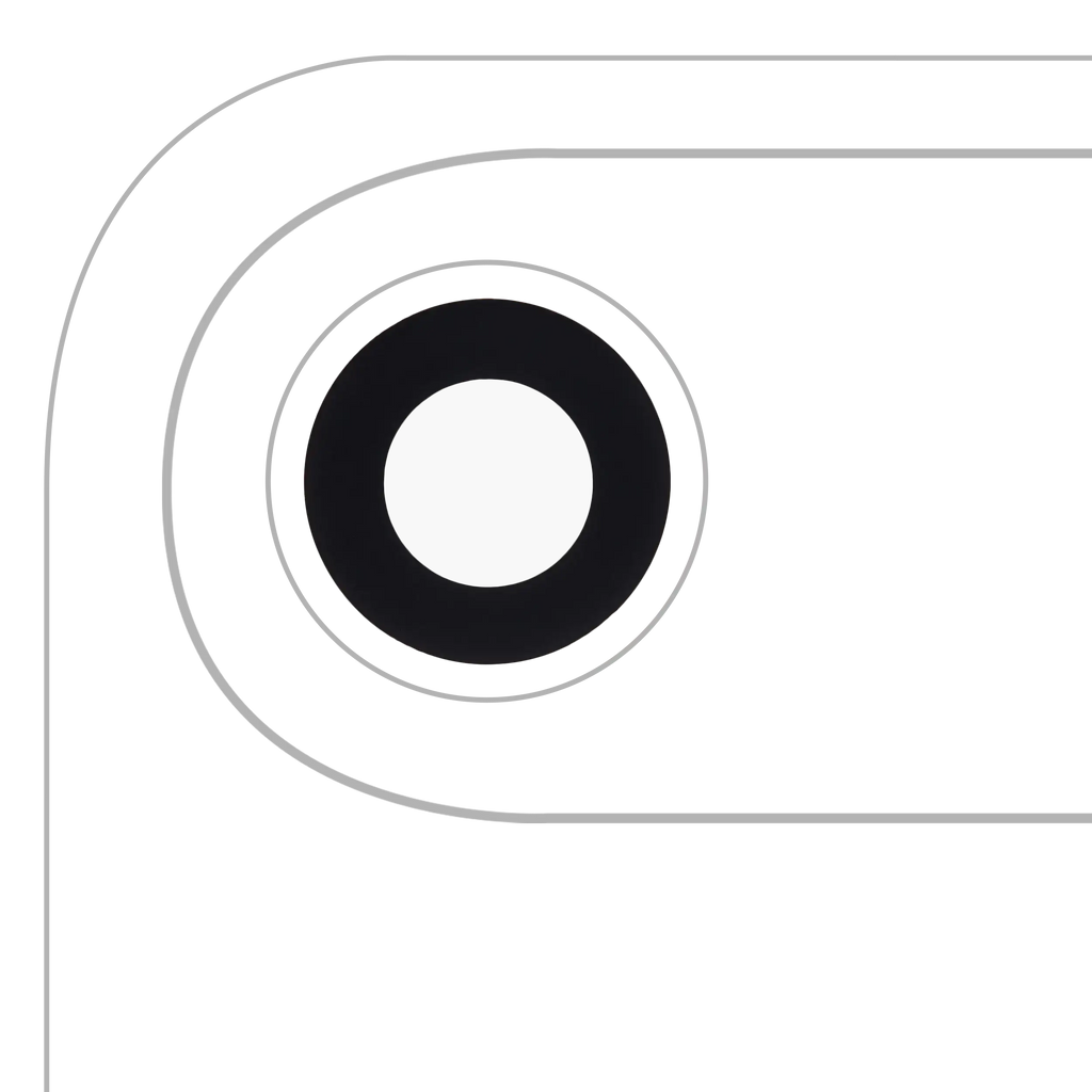 Kameraglas hinten mit Kleber für iPhone Air Aftermarket Plus 10er-Pack