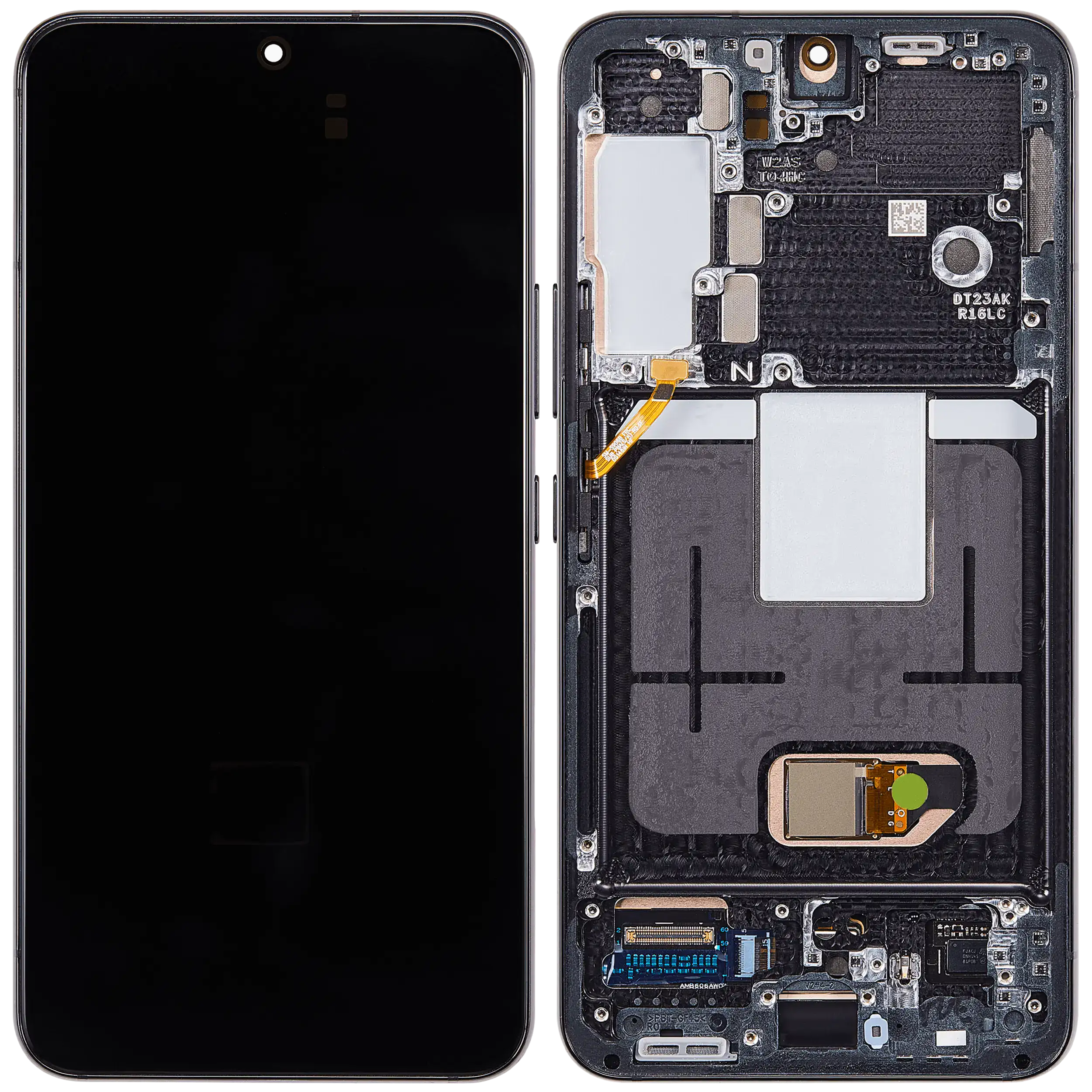 OLED Display with Frame for Samsung Galaxy S22 5G (Service Pack) (Phantom Black)