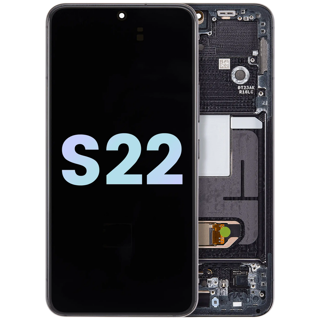 OLED Display with Frame for Samsung Galaxy S22 5G (Service Pack) (Phantom Black)