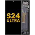 OLED-Display mit Rahmen Samsung Galaxy S24 Ultra (Refurbished) Titanium Schwarz