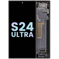 OLED Display with Frame for Samsung Galaxy S24 Ultra (Service Pack) (Titanium Black)