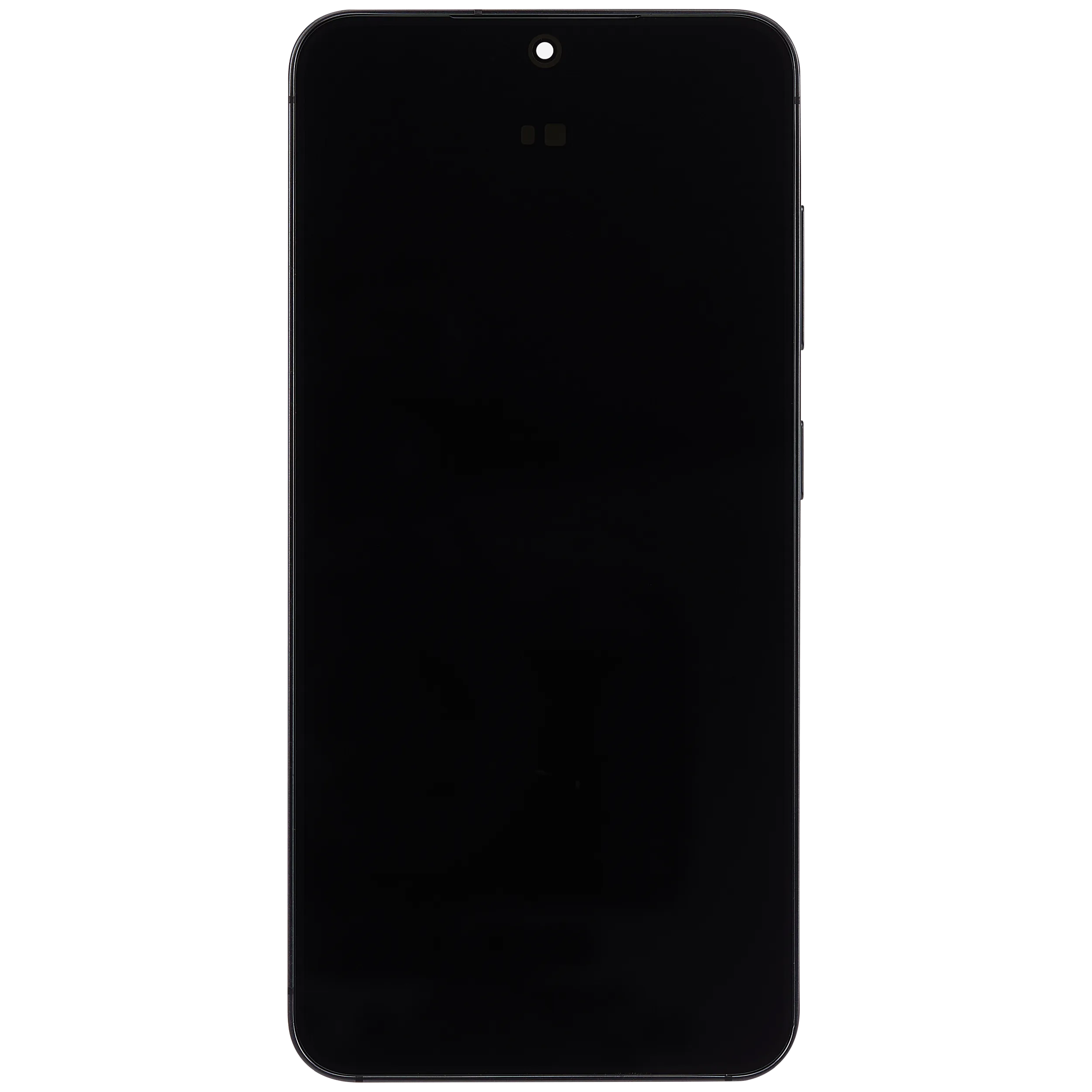 OLED-Display mit Rahmen für Samsung Galaxy S25 5G (US & International) (Aftermarket Plus) (Blau Schwarz)