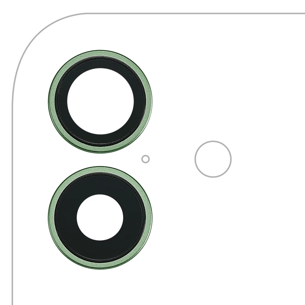 Kameralinse hinten mit Halterung und Blende für iPhone 17 (Sage) (Premium)