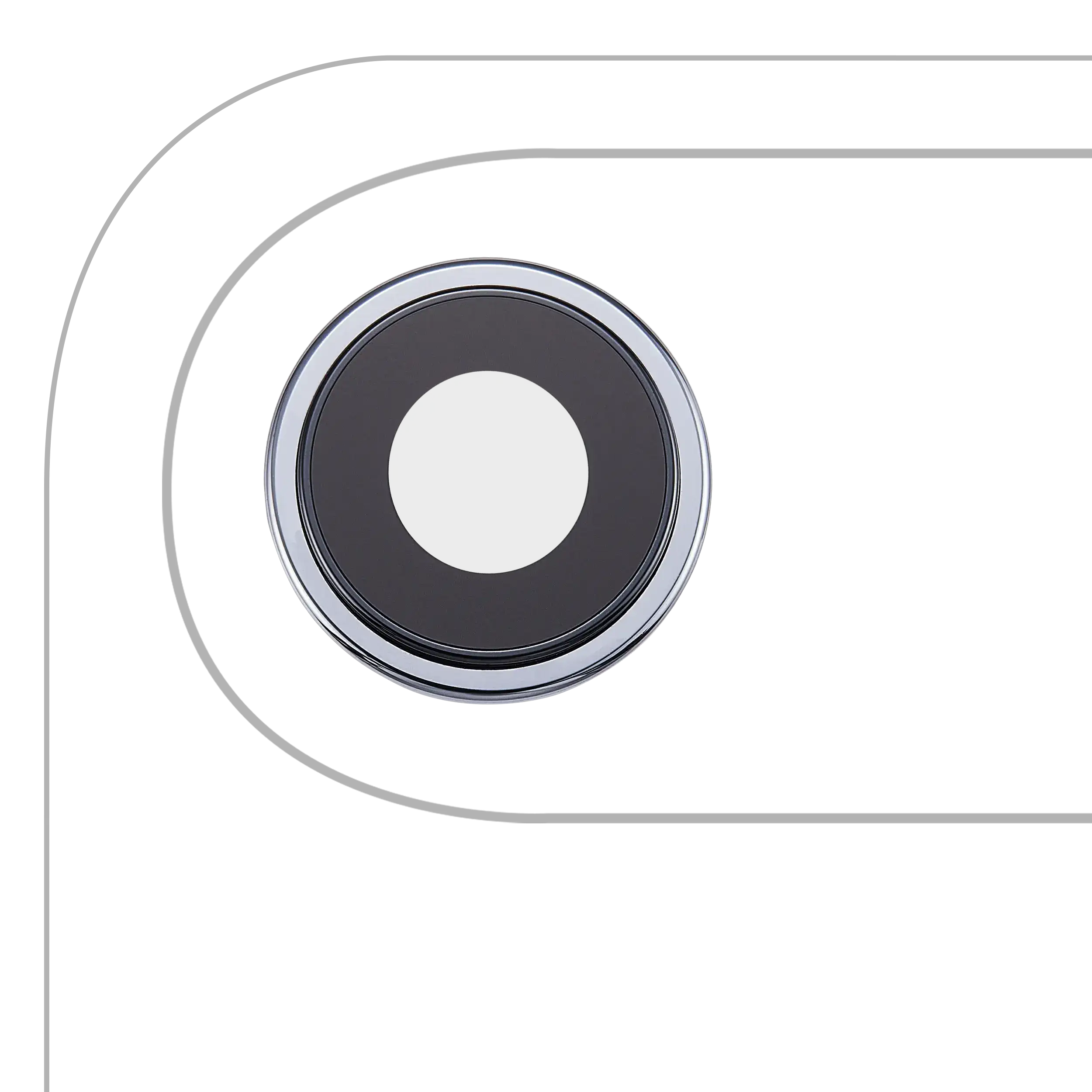 Rear Camera Lens with Holder and Frame for iPhone Air (3-Pack) (Premium) (Sky Blue)
