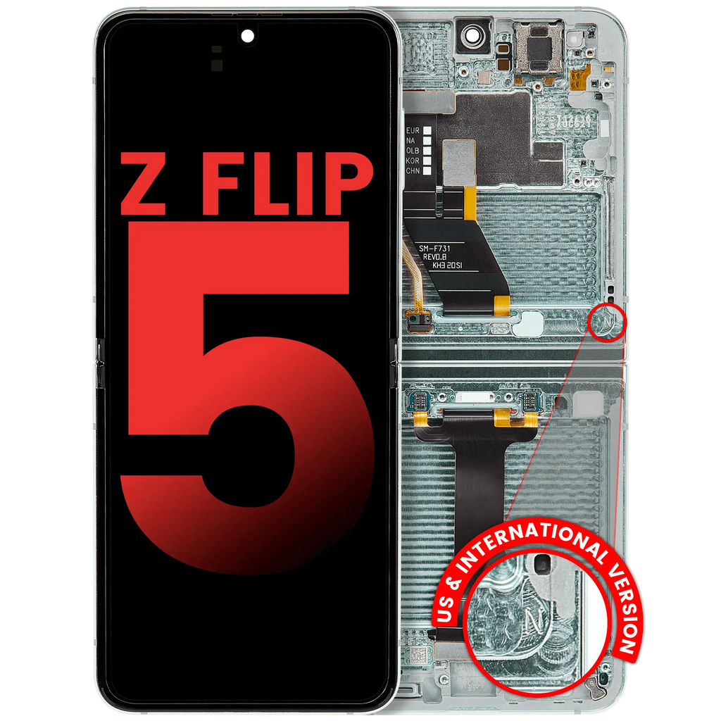 Samsung Galaxy Z Flip 5 5G Innen-Display mit Rahmen Mint AP