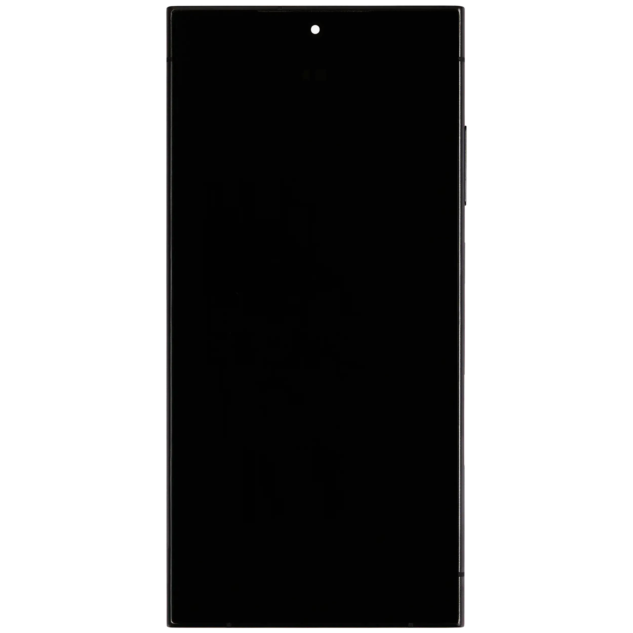 OLED-Display mit Rahmen für Samsung Galaxy S24 Ultra (US & Internationale Version) (Aftermarket Plus) (120Hz) (Titanium Schwarz)