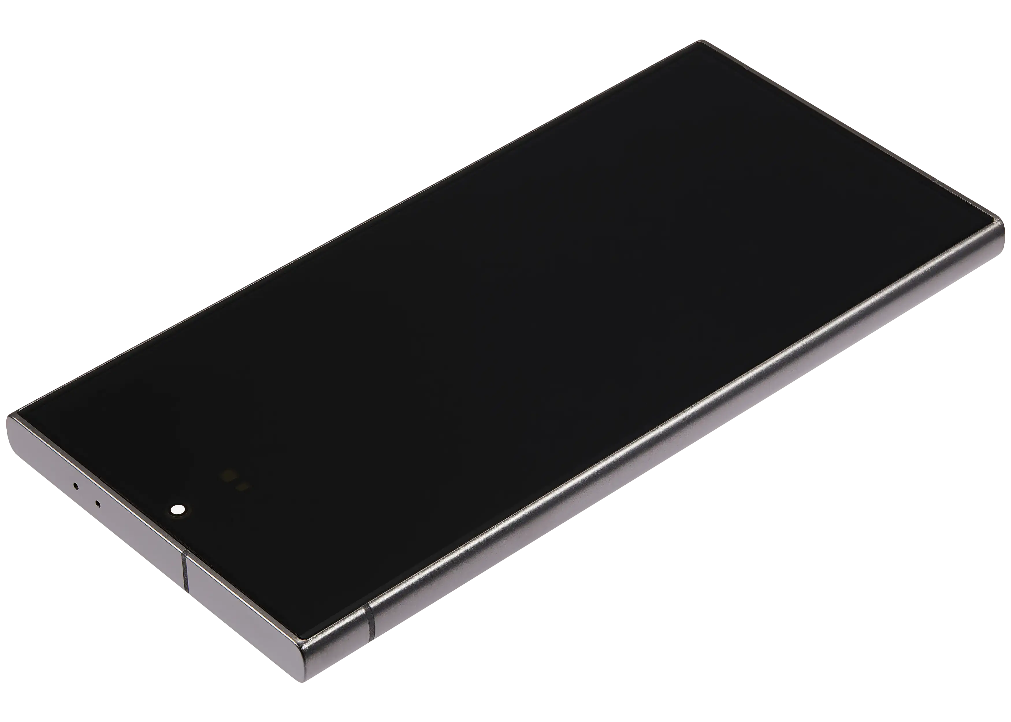 OLED-Display mit Rahmen für Samsung Galaxy S24 Ultra (US & Internationale Version) (Aftermarket Plus) (120Hz) (Titanium Schwarz)