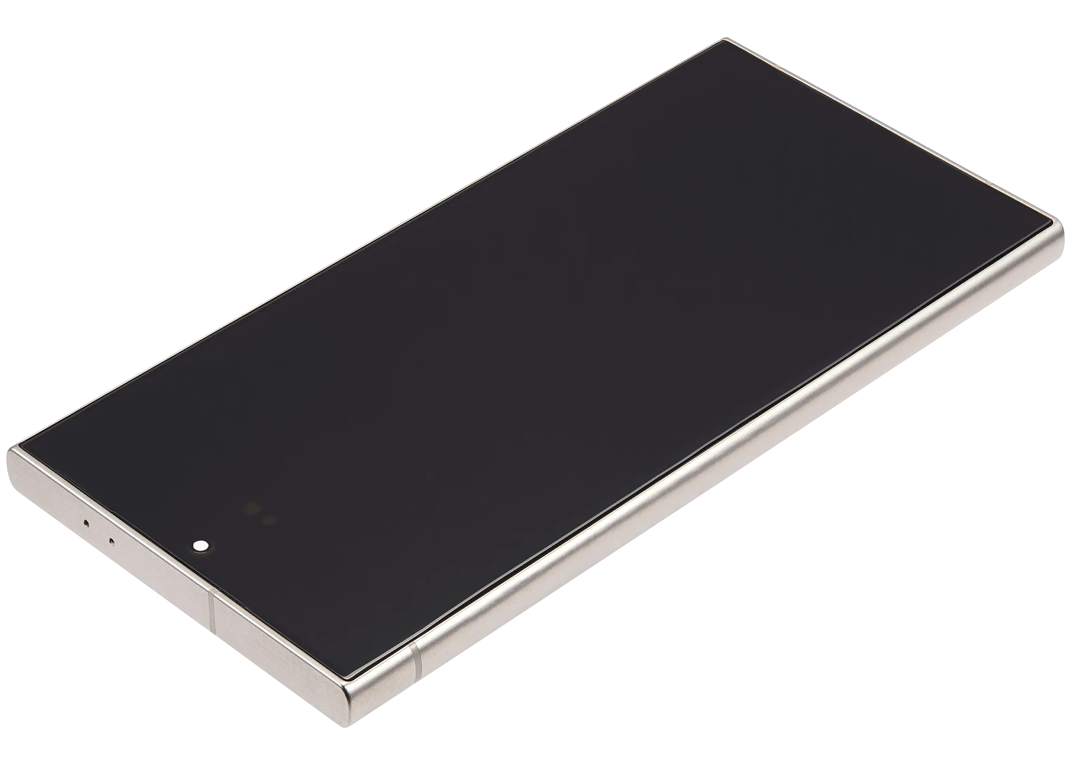 OLED-Display mit Rahmen für Samsung Galaxy S24 Ultra (US & Internationale Version) (Aftermarket Plus) (120Hz) (Titanium Grau)