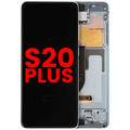 OLED Display with Frame for Samsung Galaxy S20 Plus 5G (Aftermarket Plus) (Cloud Blue)