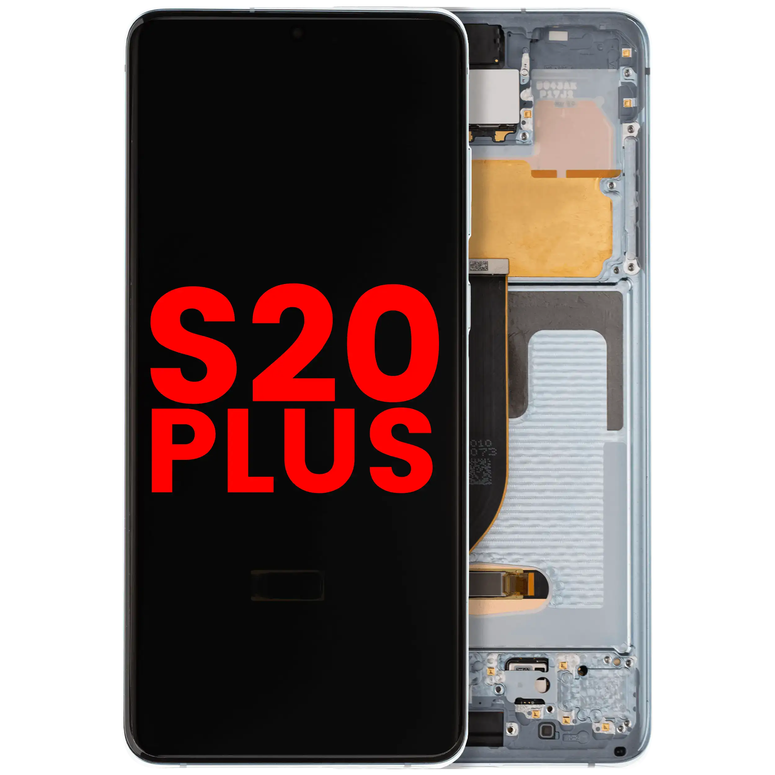 OLED Display with Frame for Samsung Galaxy S20 Plus 5G (Aftermarket Plus) (Cloud Blue)