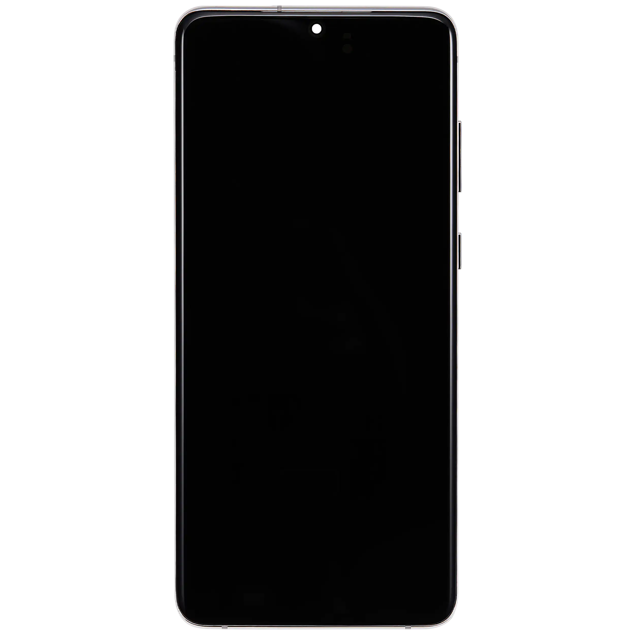 OLED-Display mit Rahmen für Samsung Galaxy S20 Plus 5G (Cloud White) Aftermarket