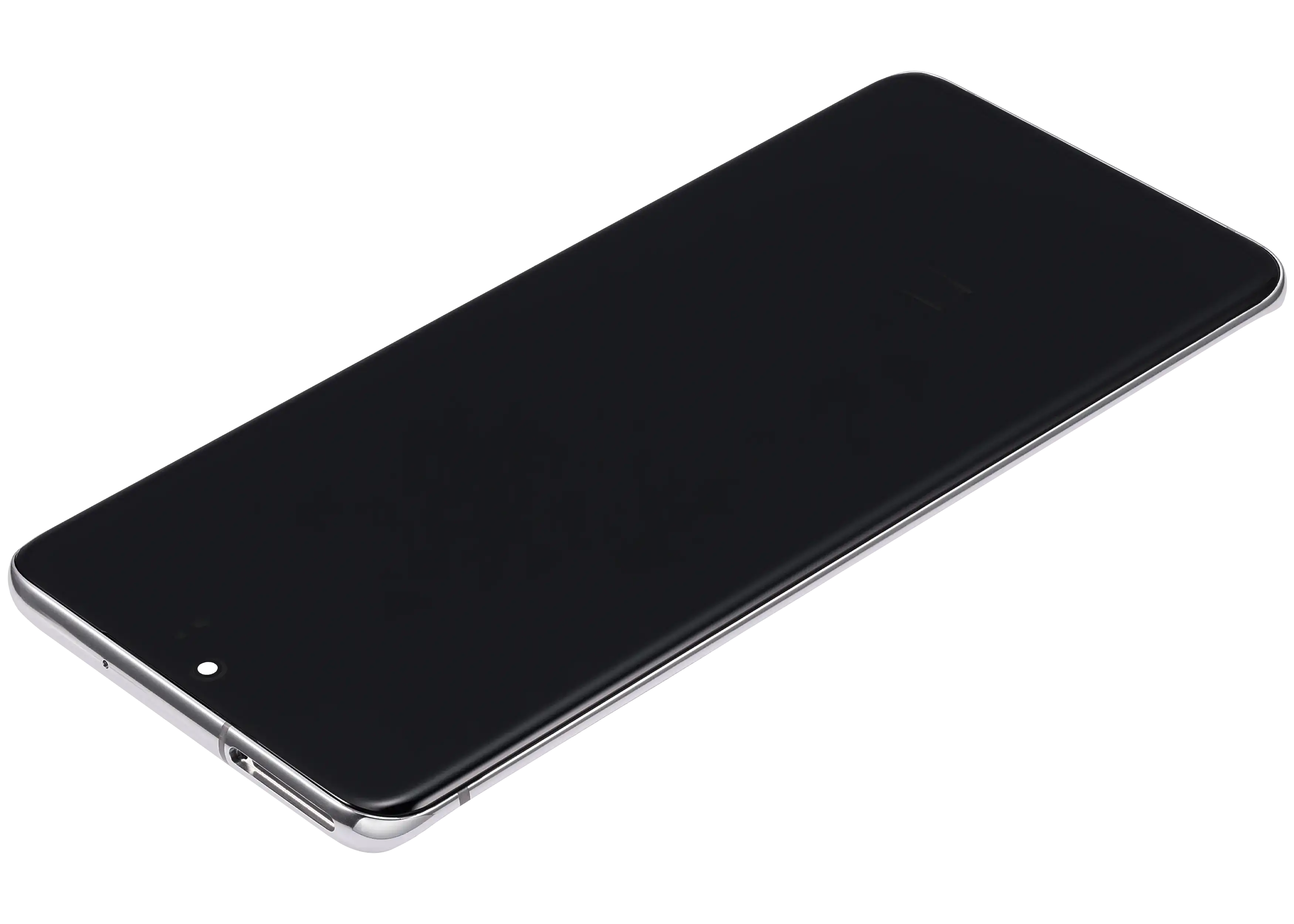 OLED-Display mit Rahmen für Samsung Galaxy S20 Plus 5G (Cloud White) Aftermarket