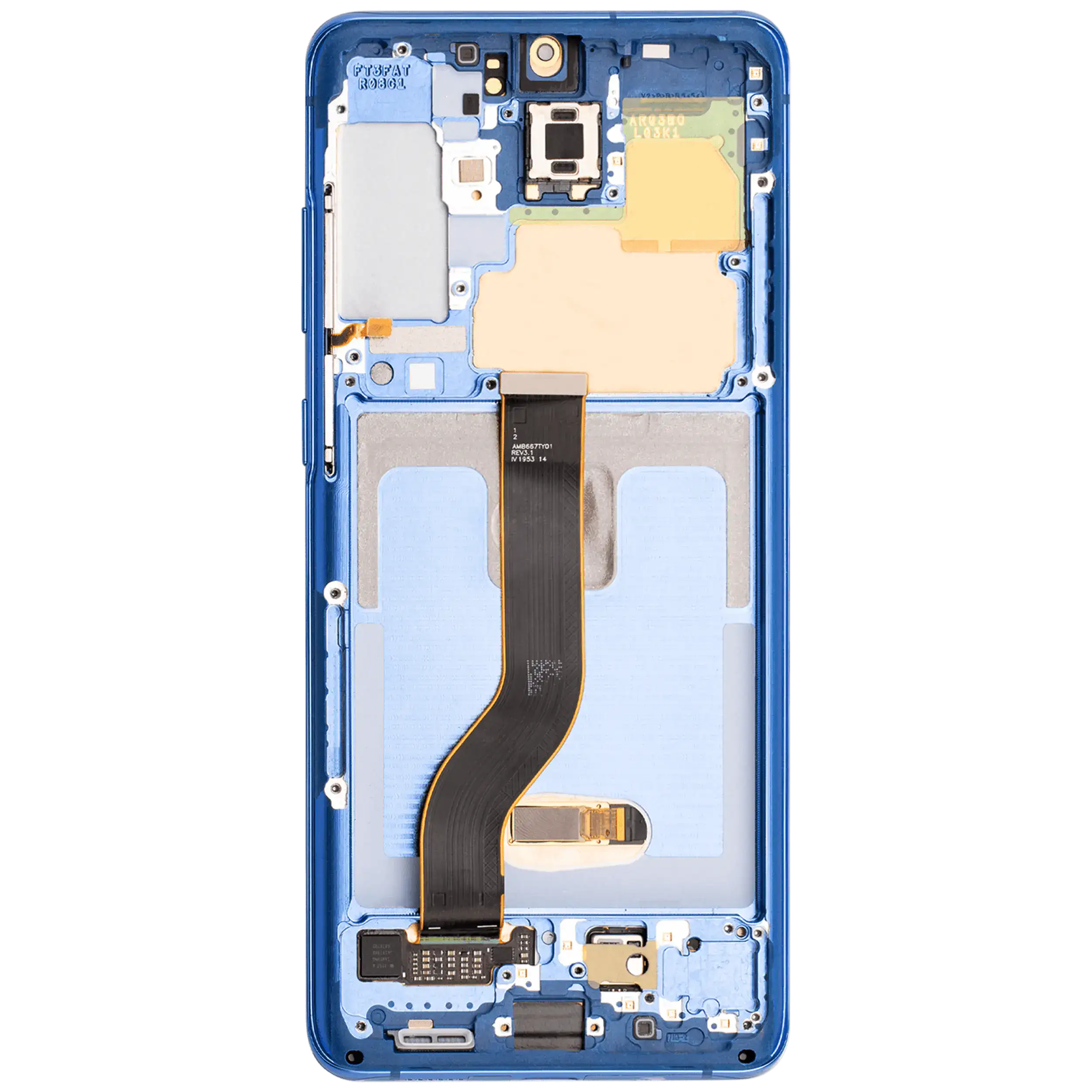 OLED Display with Frame for Samsung Galaxy S20 Plus 5G (Aftermarket Plus) (Aura Blue)