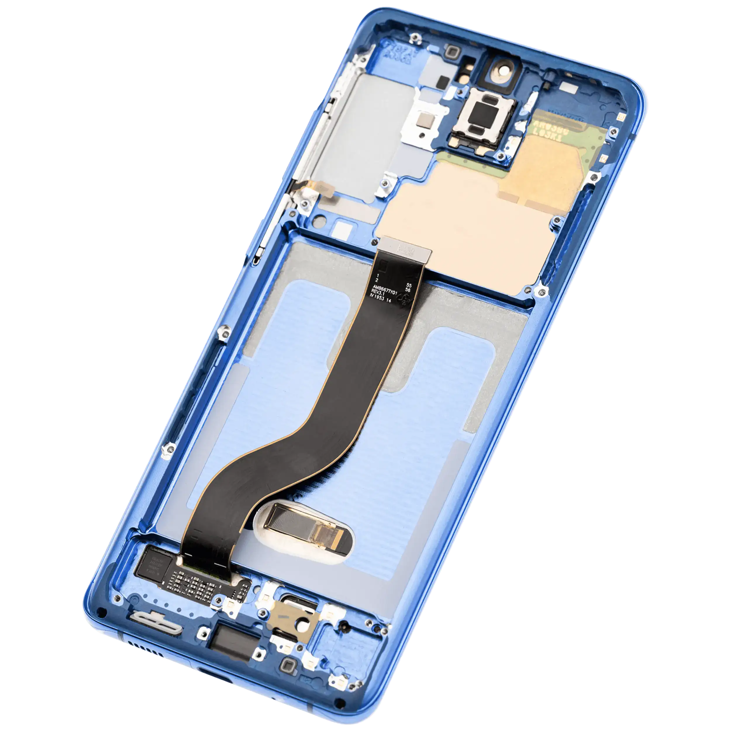 OLED Display with Frame for Samsung Galaxy S20 Plus 5G (Aftermarket Plus) (Aura Blue)