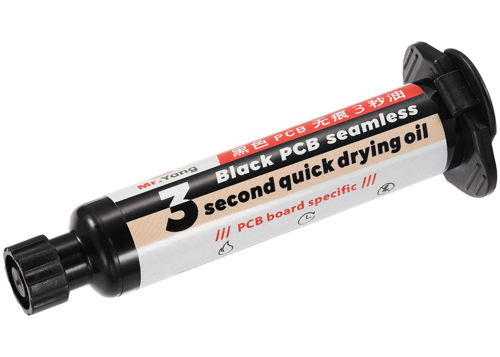 3-Second Black PCB Fast Drying Oil 10cc (YCS)