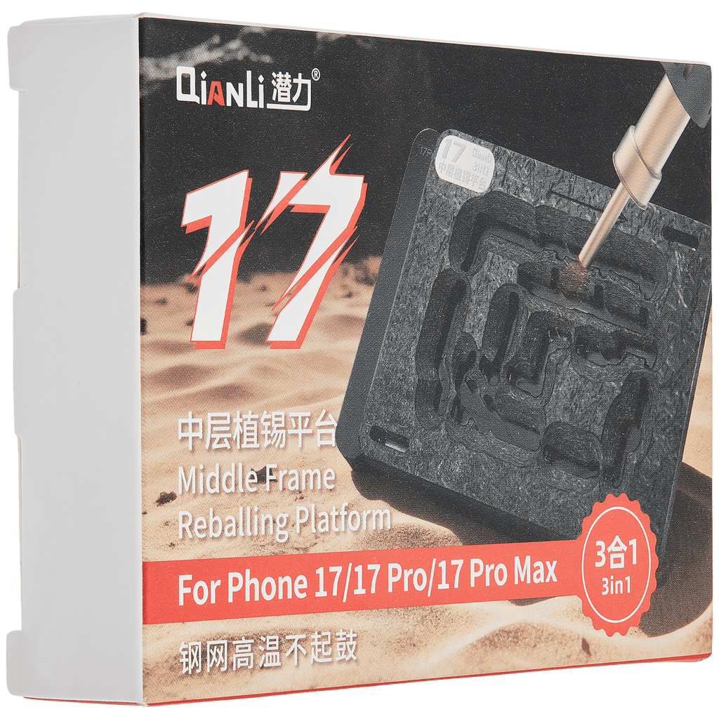3-in-1 Midframe Reballing Platform for iPhone 17 / 17 Pro / 17 Pro Max