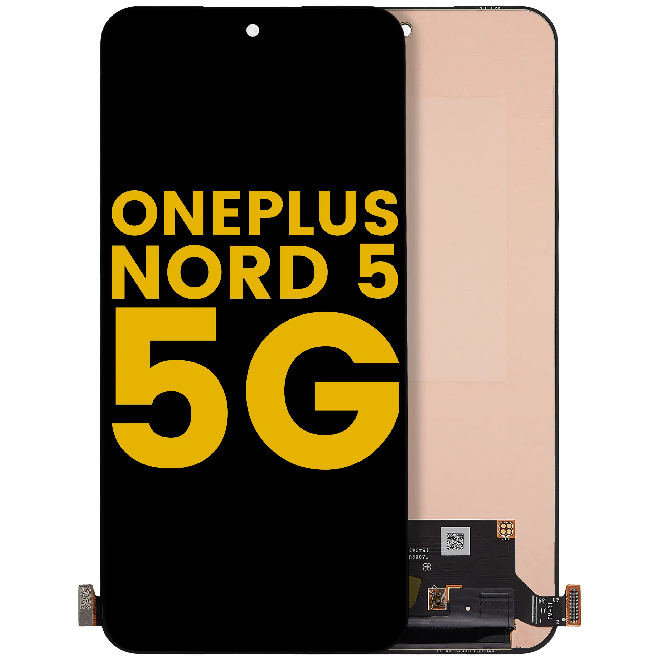 OLED-Display ohne Rahmen für OnePlus Nord 5 5G (Generalüberholt) (Alle Farben)