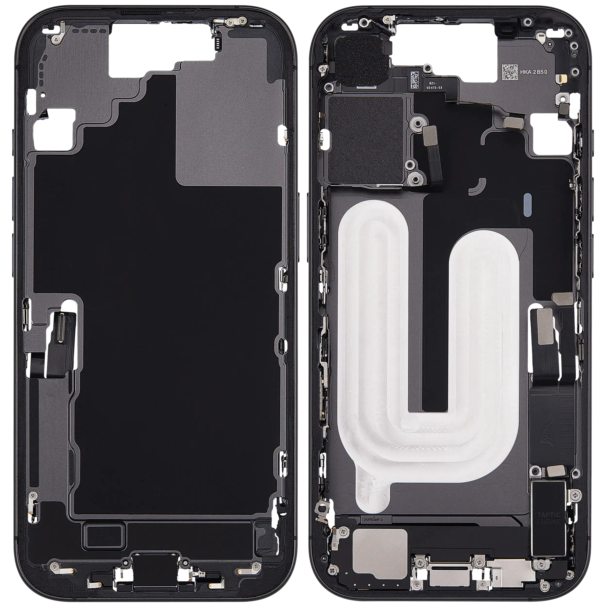 Original Apple-Ausbau A gebraucht – iPhone 17 US Version Rahmen Schwarz