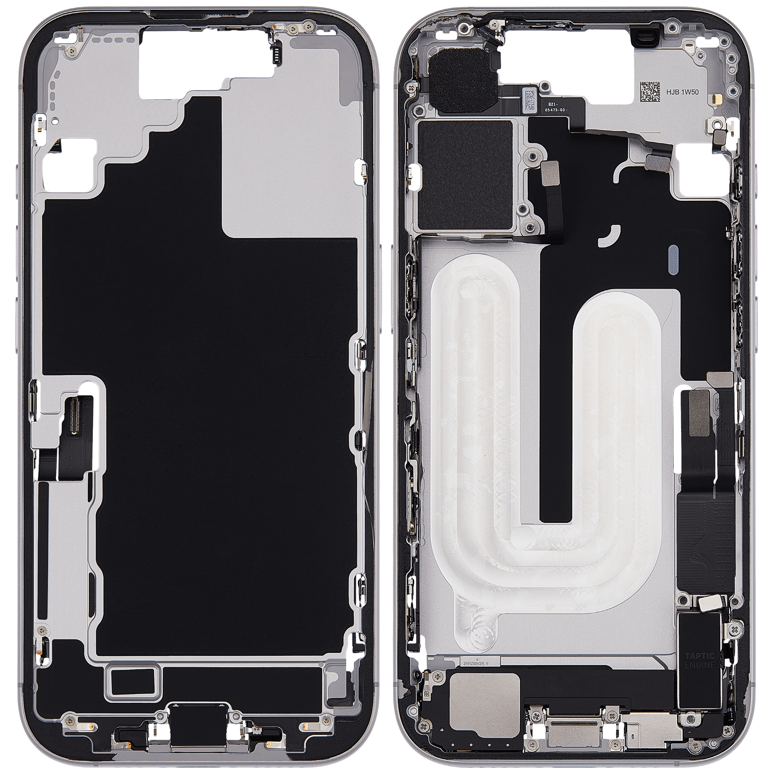 Original Apple-Ausbau A gebraucht – iPhone 17 US Version Rahmen Weiß