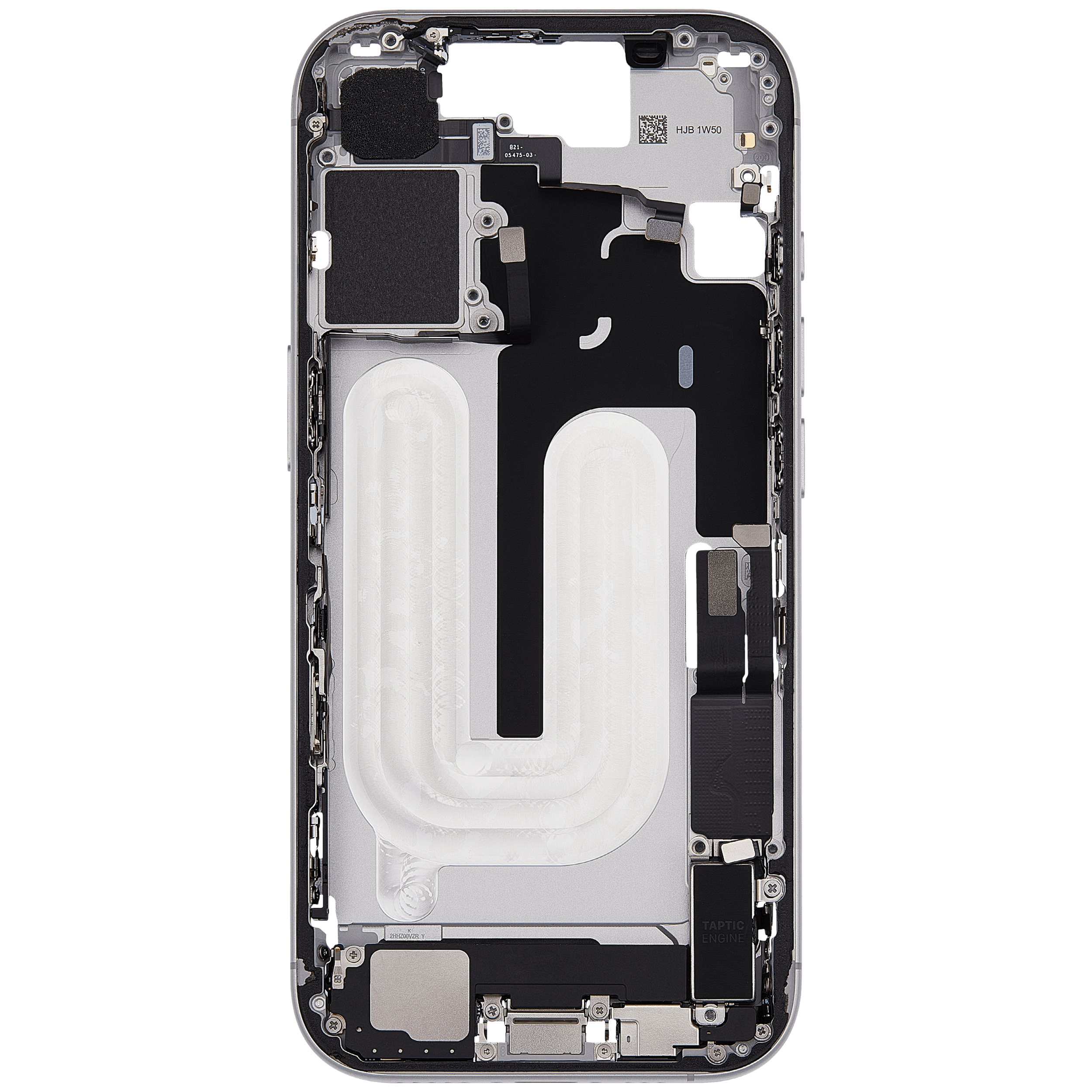 Original Apple-Ausbau A gebraucht – iPhone 17 US Version Rahmen Weiß