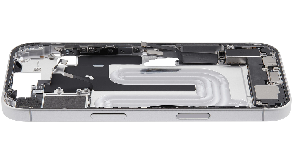 Original Apple-Ausbau A gebraucht – iPhone 17 US Version Rahmen Weiß