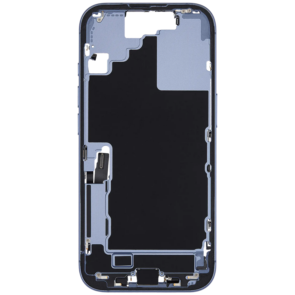Original Apple-Ausbau A gebraucht – iPhone 17 US Version Rahmen Mist Blau