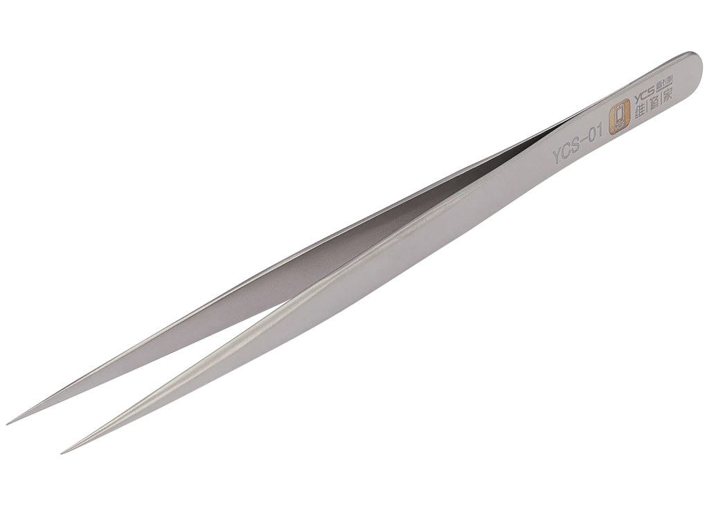 YCS Nichtmagnetisches Pinzetten-Set (YCS-01, AK-00, 90-Grad)