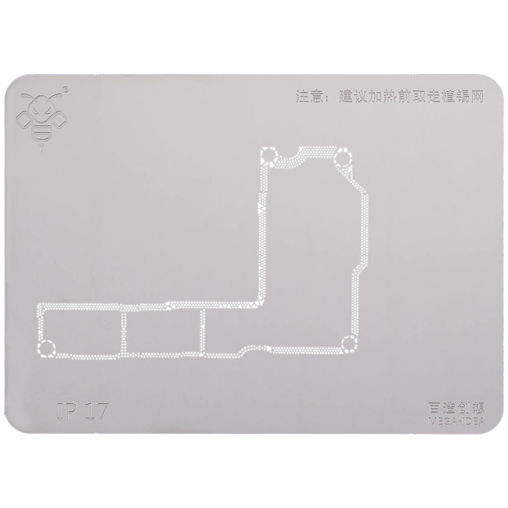 Mega-Idea Universal-Midframe-Reballing-Plattform iPhone 17 Serie Qianli