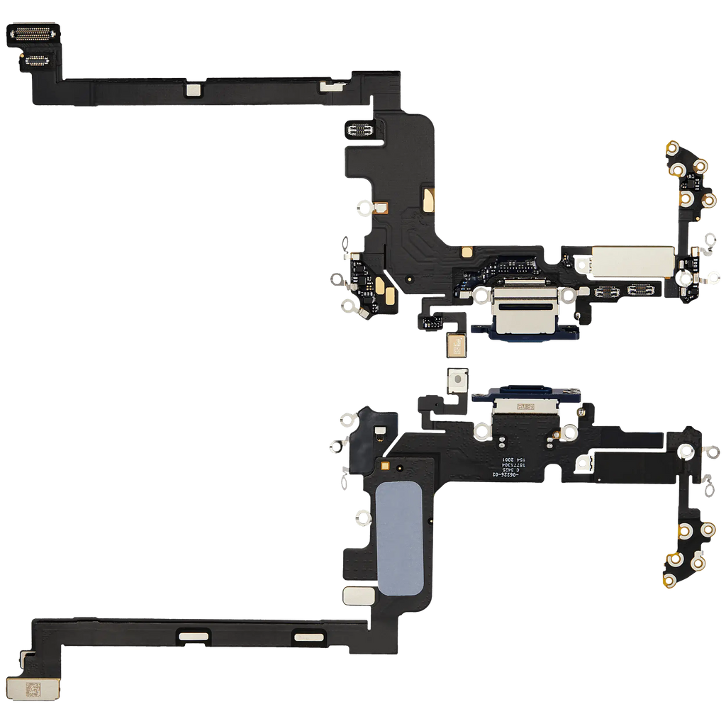 Charging Port Flex Cable for iPhone 17 Pro (Premium) (International Version) (Deep Blue)