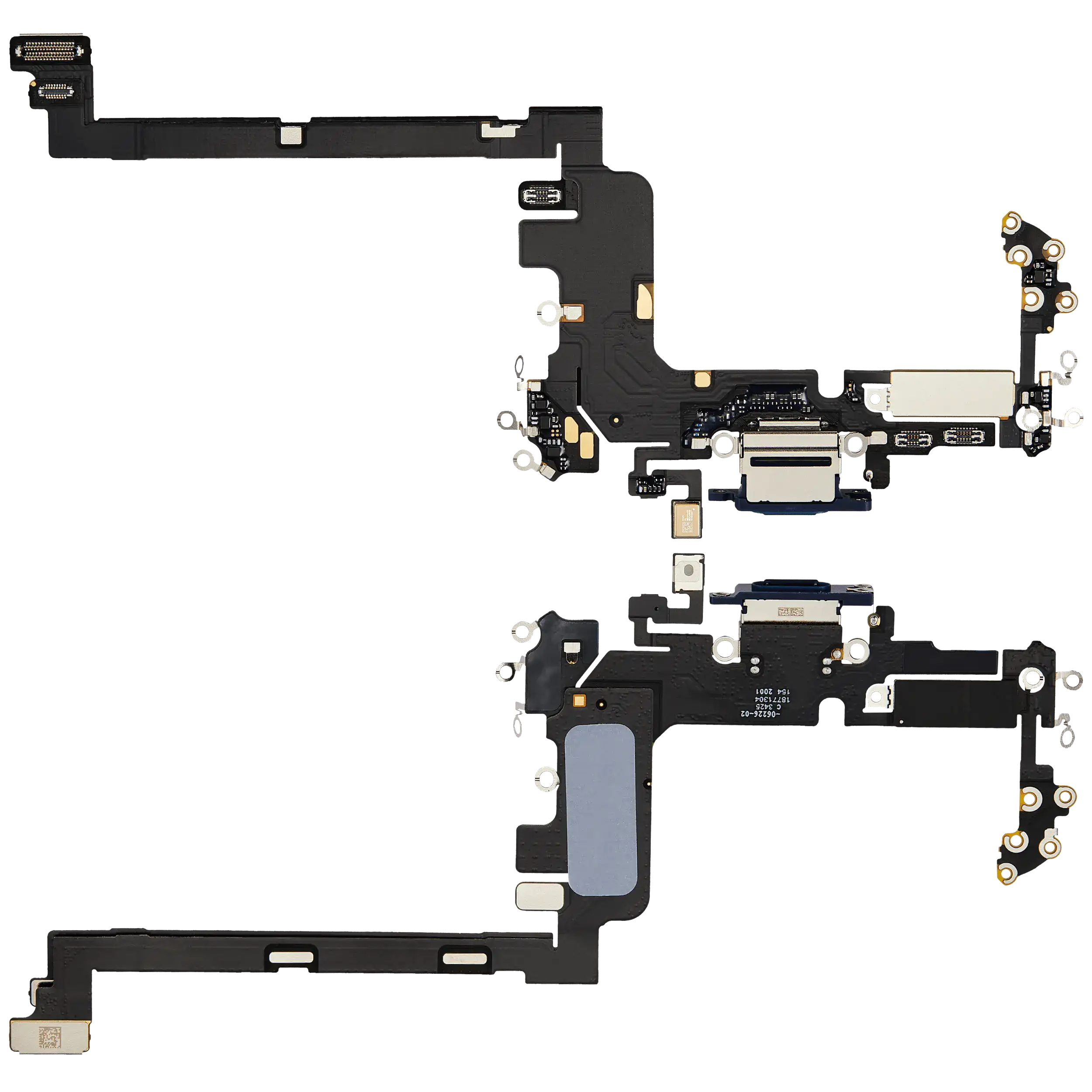 Charging Port Flex Cable for iPhone 17 Pro (Premium) (International Version) (Deep Blue)