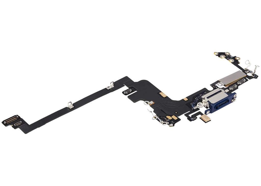 Charging Port Flex Cable for iPhone 17 Pro (Premium) (International Version) (Deep Blue)