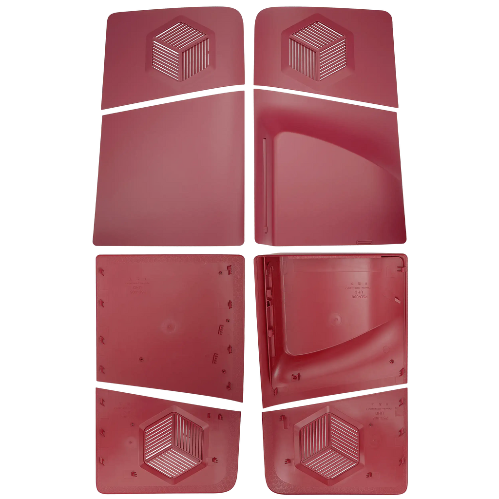 Gehäuse Sony PS5 Pro Rose Rot Disk Edition