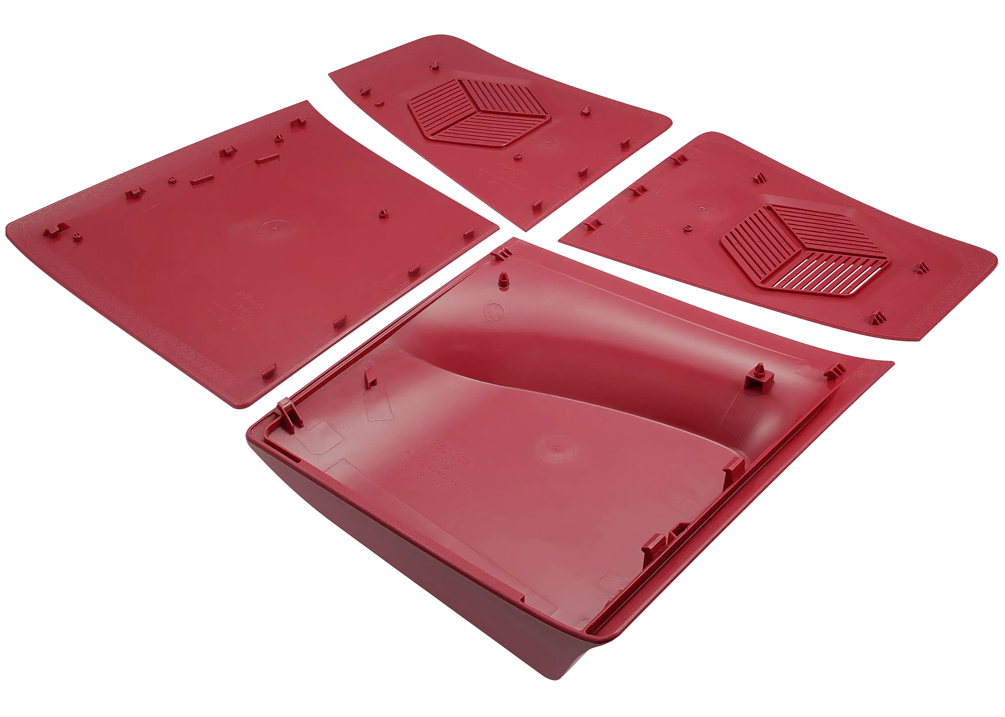 Gehäuse Sony PS5 Pro Rose Rot Disk Edition