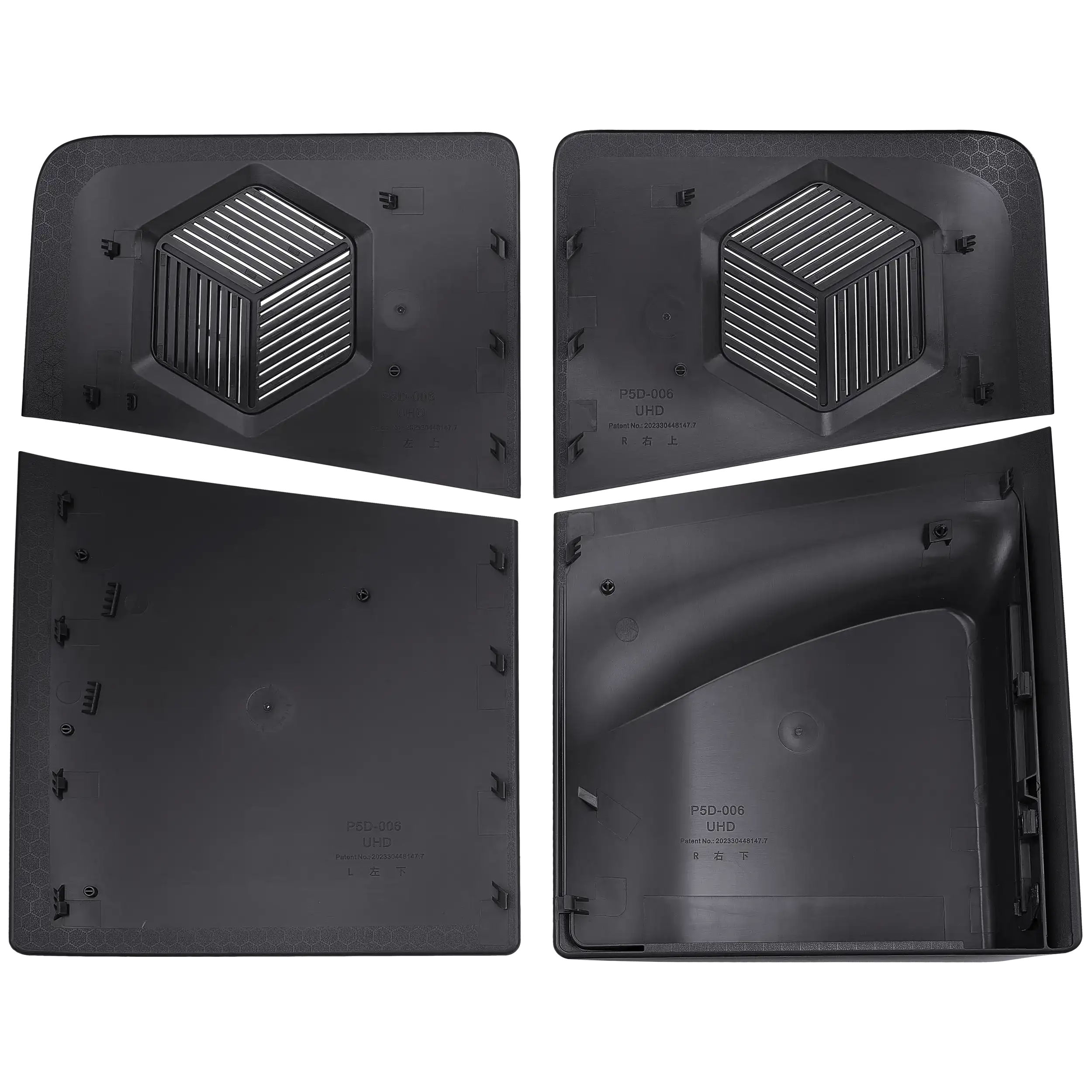 Gehäuseschale für PlayStation 5 Pro Disk Edition Schwarz