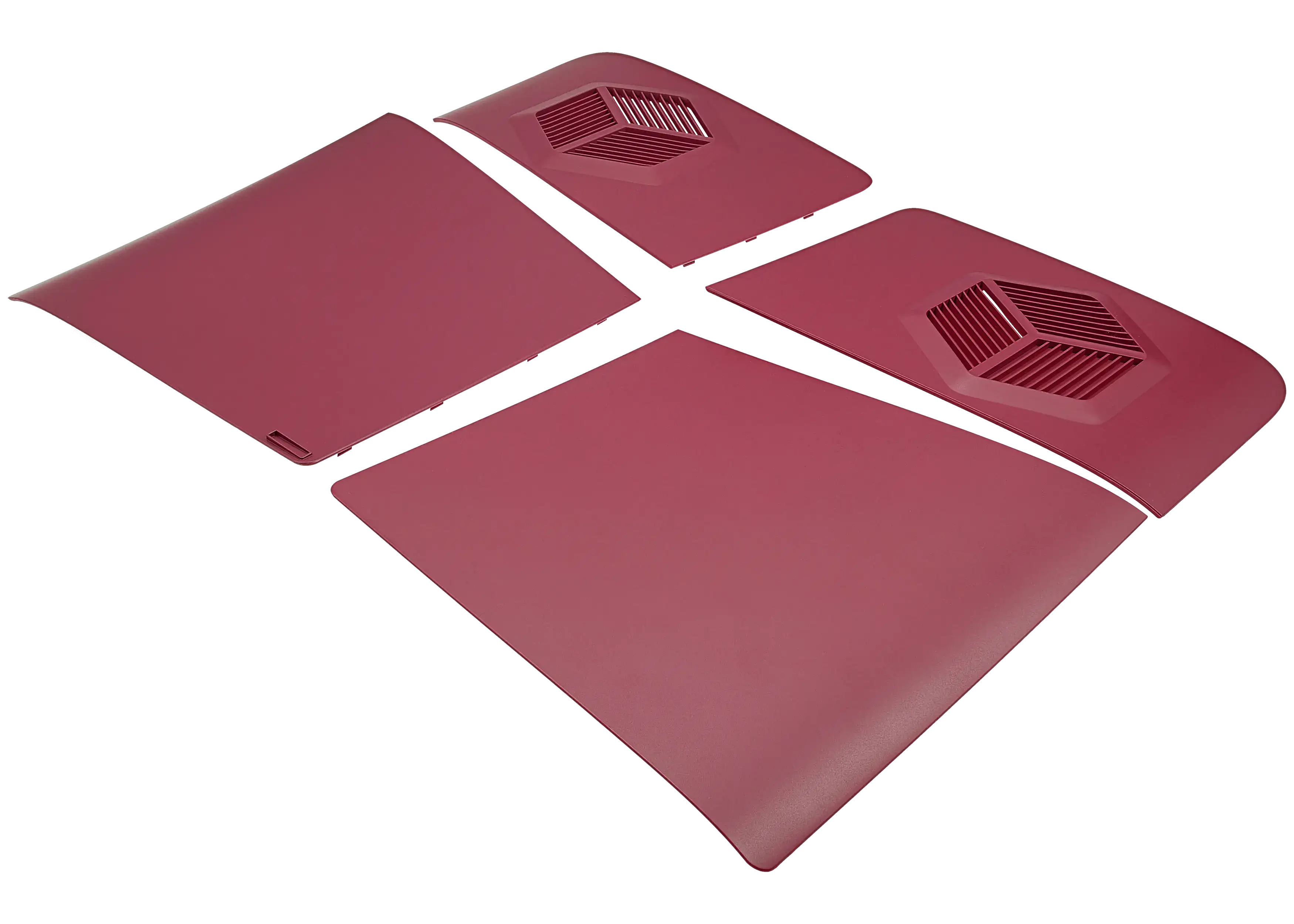 Gehäuseschale für PlayStation 5 Pro (D-006) (Digital Edition) (Rose Rot)
