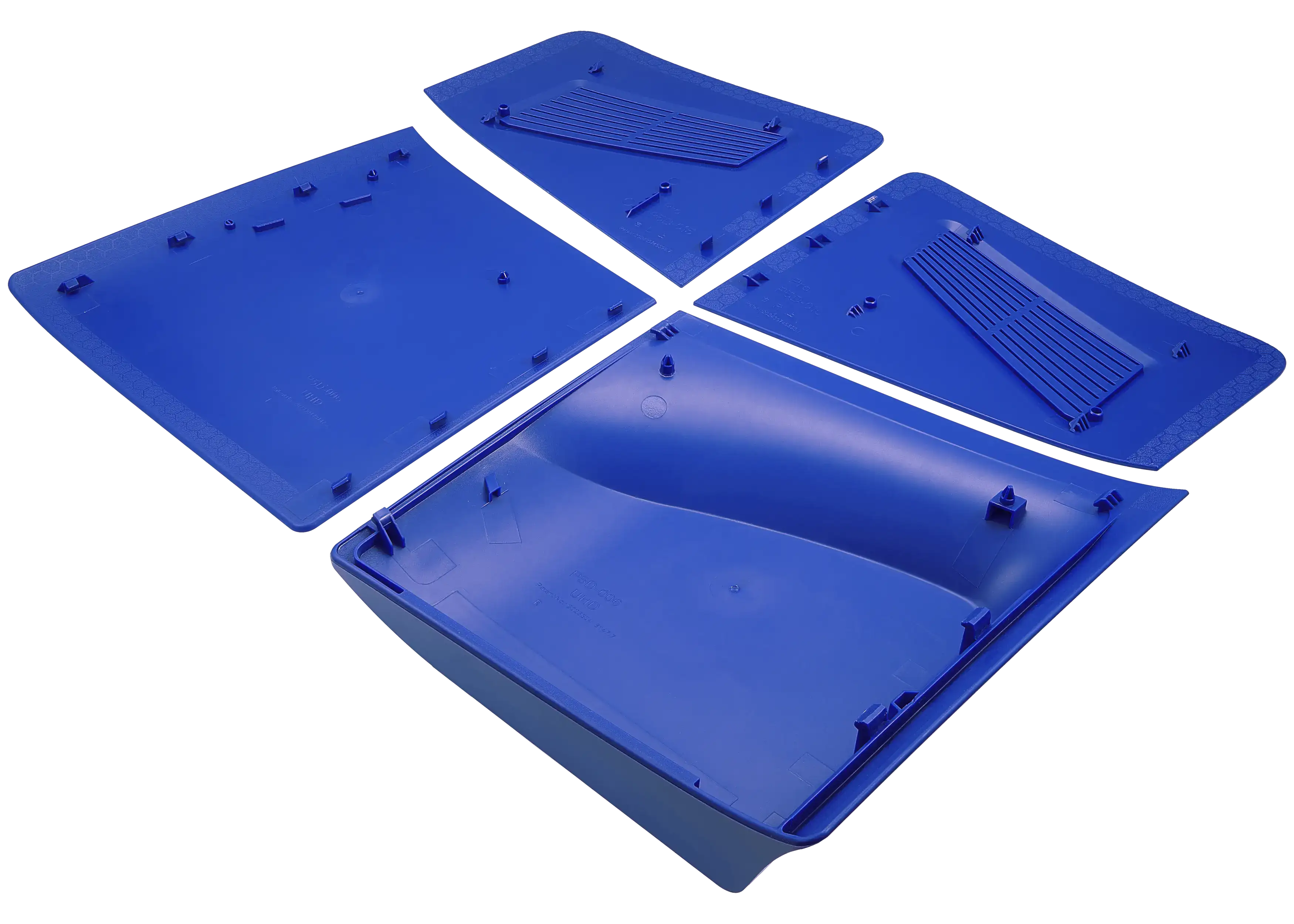 Faceplate for PlayStation 5 Pro (D-015) (Ultra High Definition) (Disc Edition) (Blue)