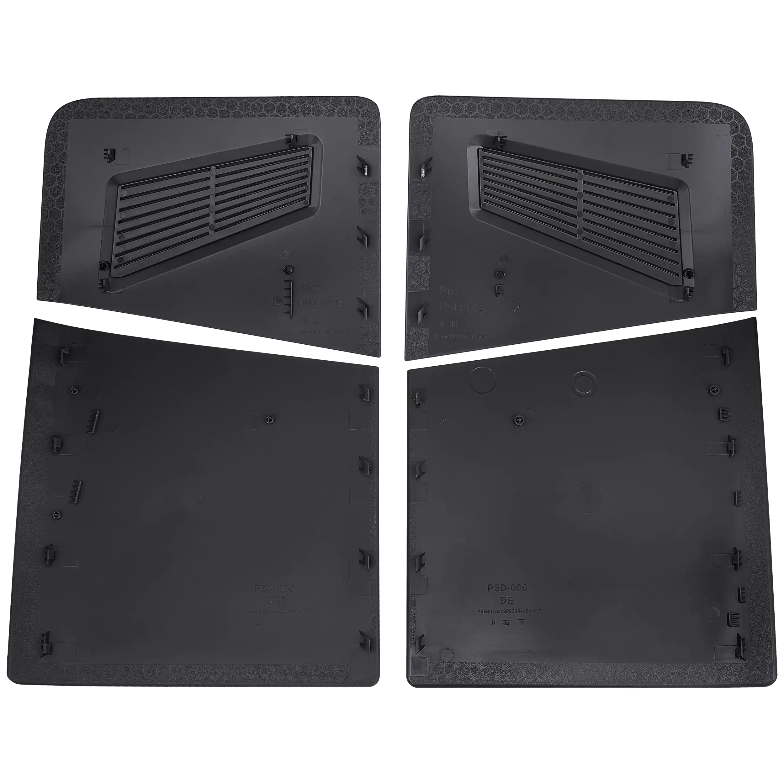 Konsole-Abdeckung für PlayStation 5 Pro (D-015) (Digital Edition) (Schwarz)