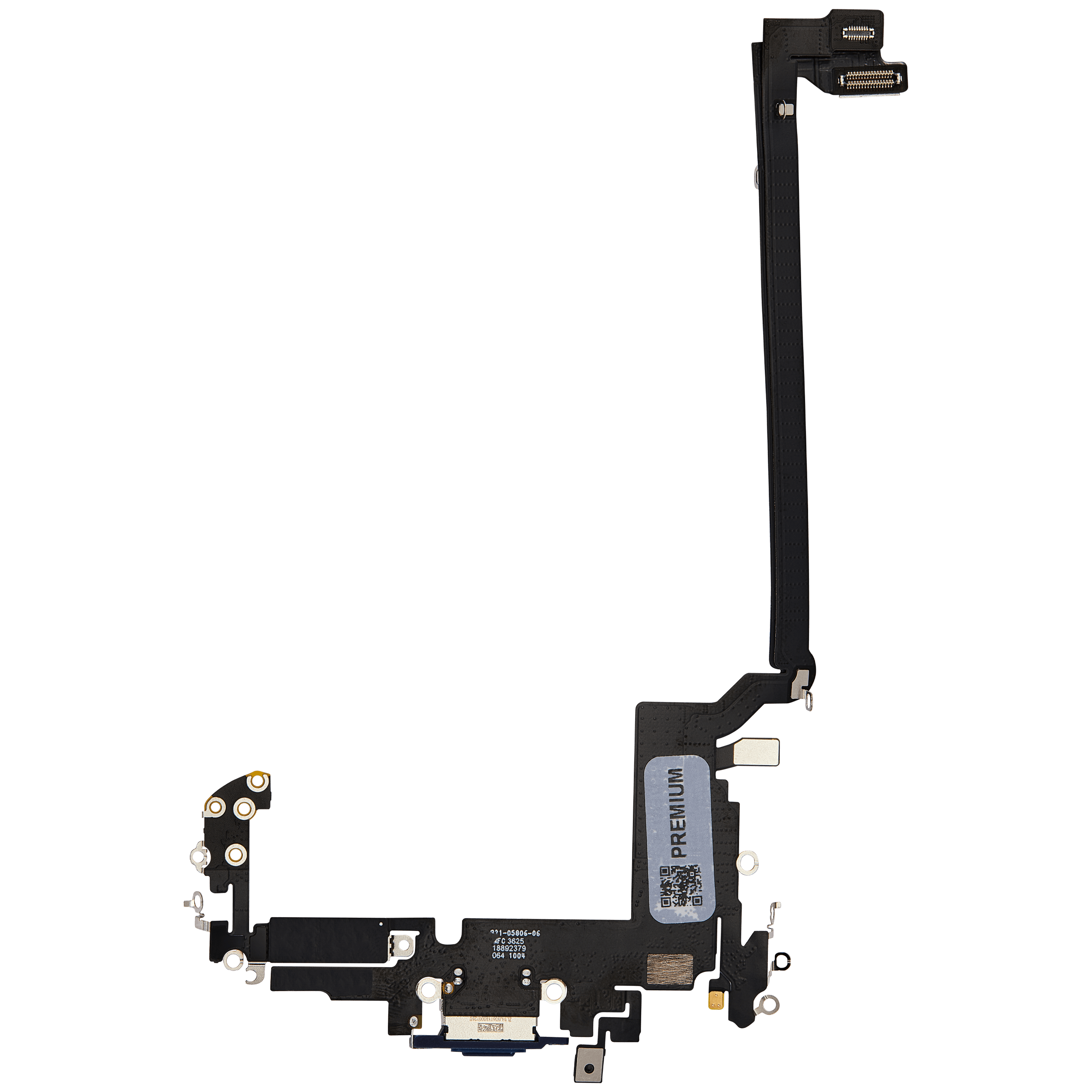 Charging Port Flex Cable for iPhone 17 Pro Max (Premium) (International Version) (Deep Blue)