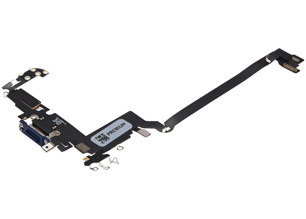 Charging Port Flex Cable for iPhone 17 Pro Max (Premium) (International Version) (Deep Blue)