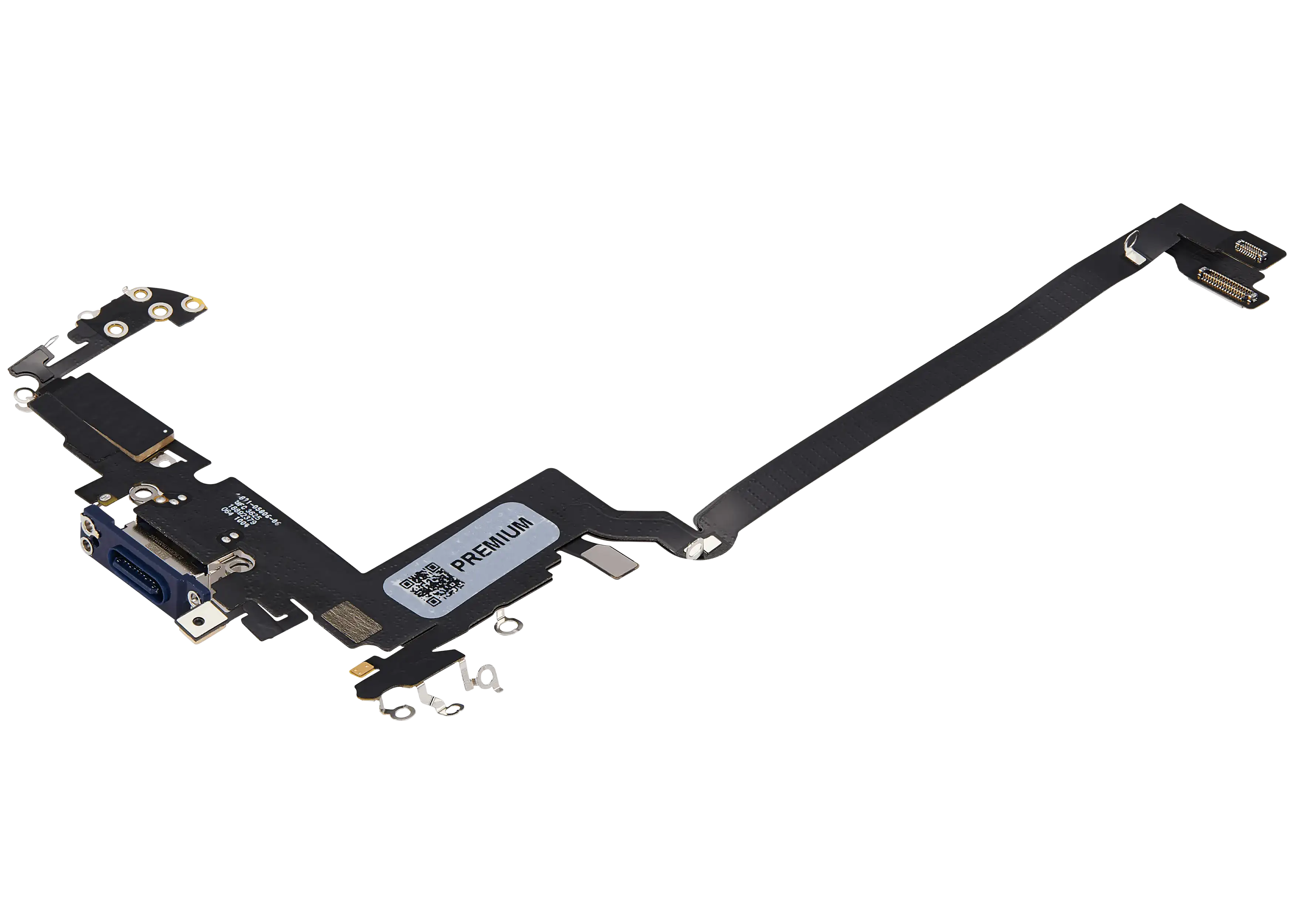 Charging Port Flex Cable for iPhone 17 Pro Max (Premium) (International Version) (Deep Blue)