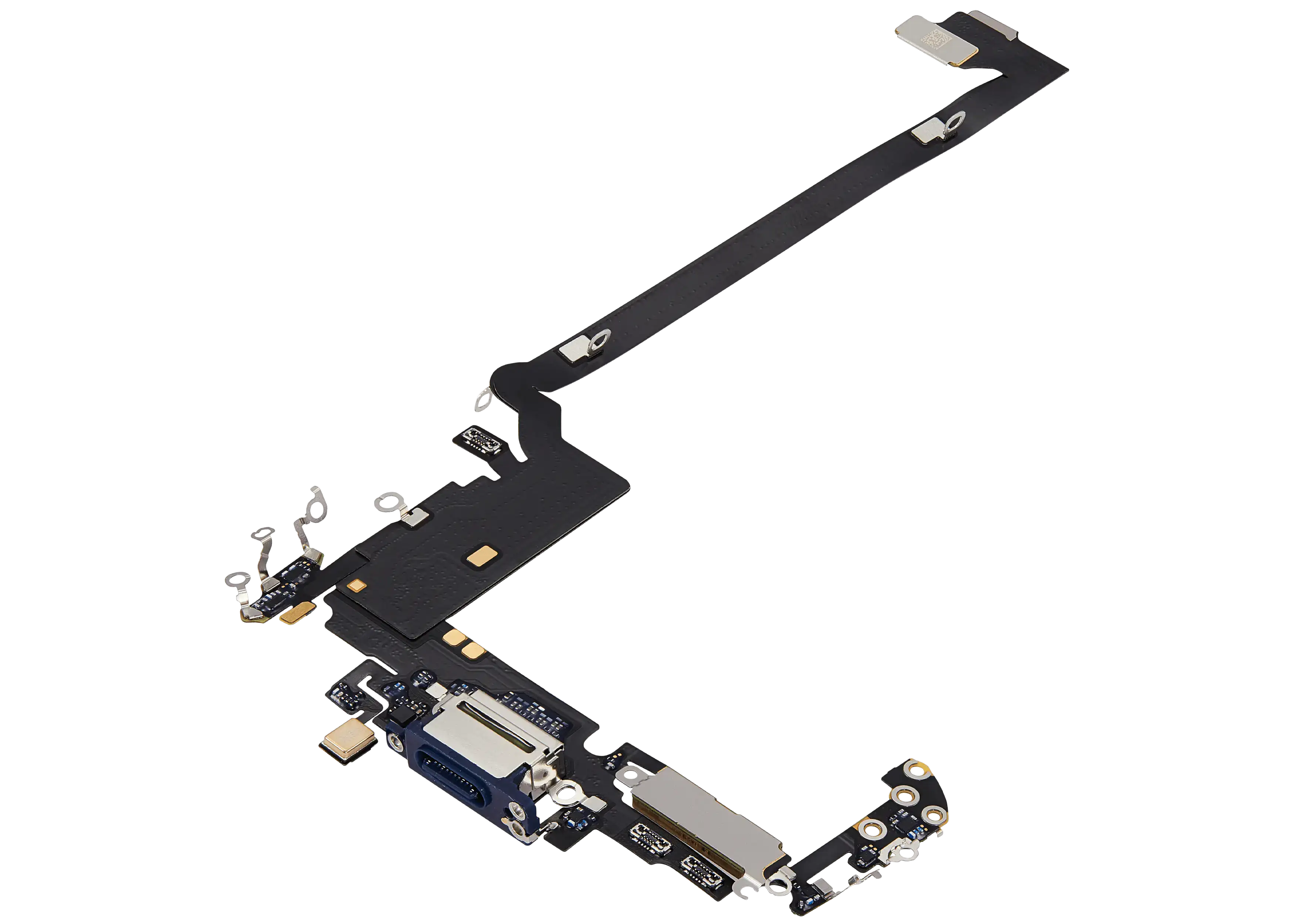 Charging Port Flex Cable for iPhone 17 Pro Max (Premium) (International Version) (Deep Blue)