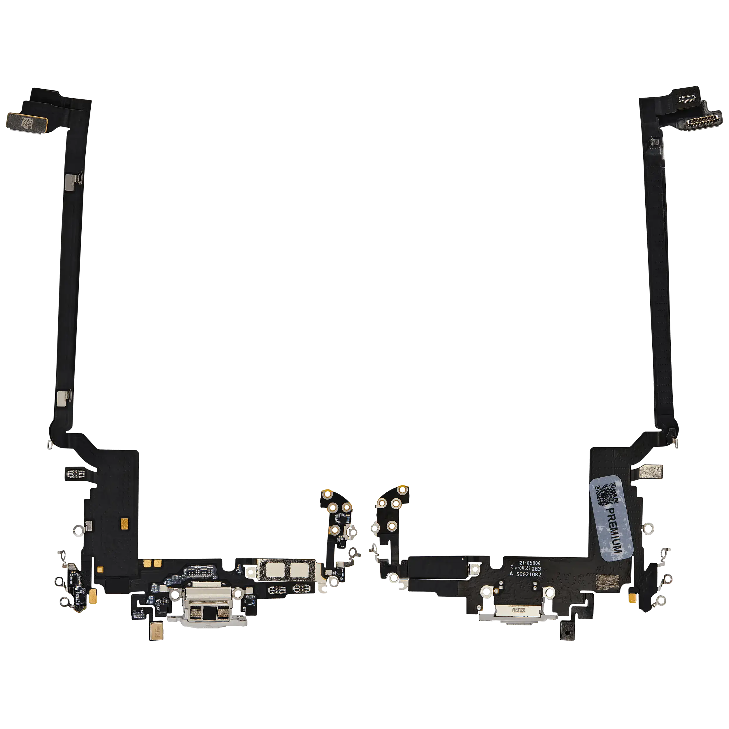 Charging Port Flex Cable for iPhone 17 Pro Max (Premium) (International Version) (Silver)